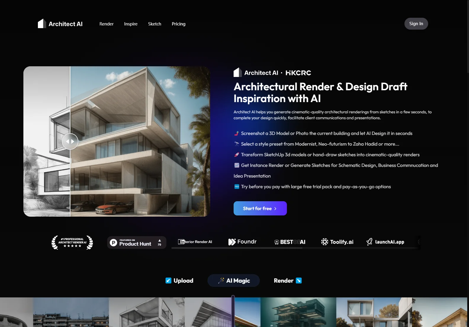 Architect AI: AI-Powered Architectural Rendering for Stunning Visualizations