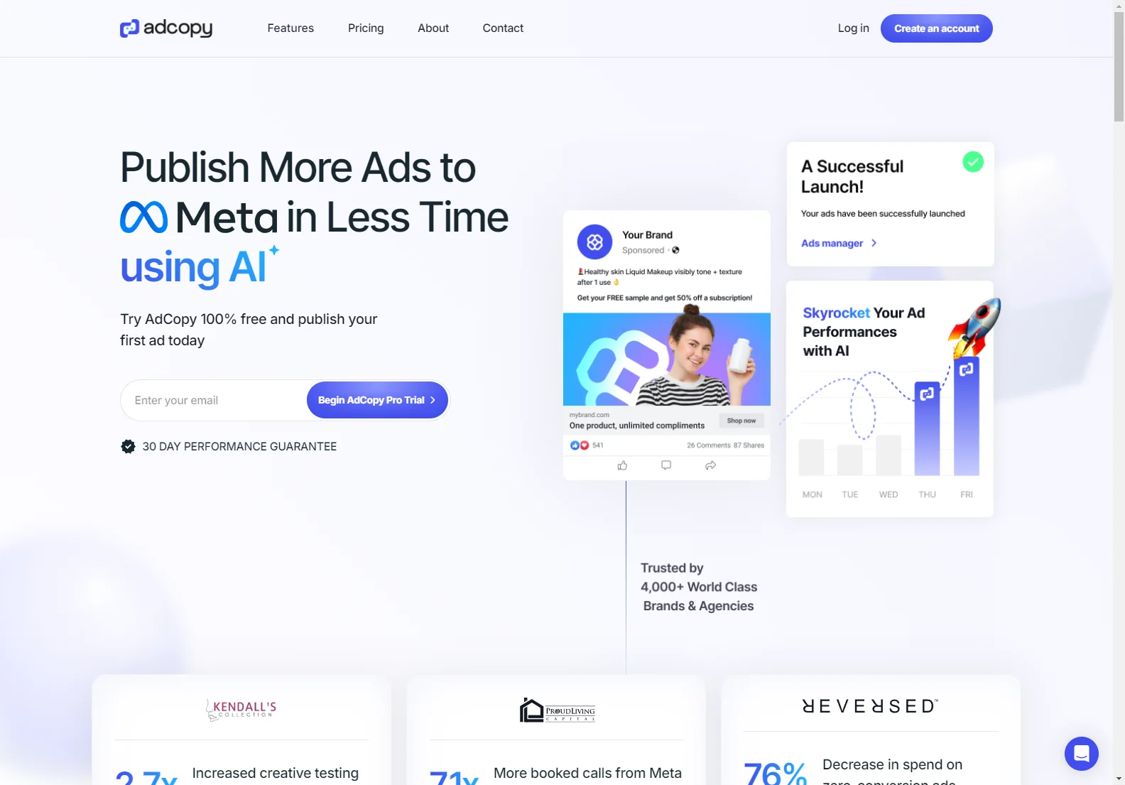 AdCopy: AI-Powered Meta Ad Creation & Publishing