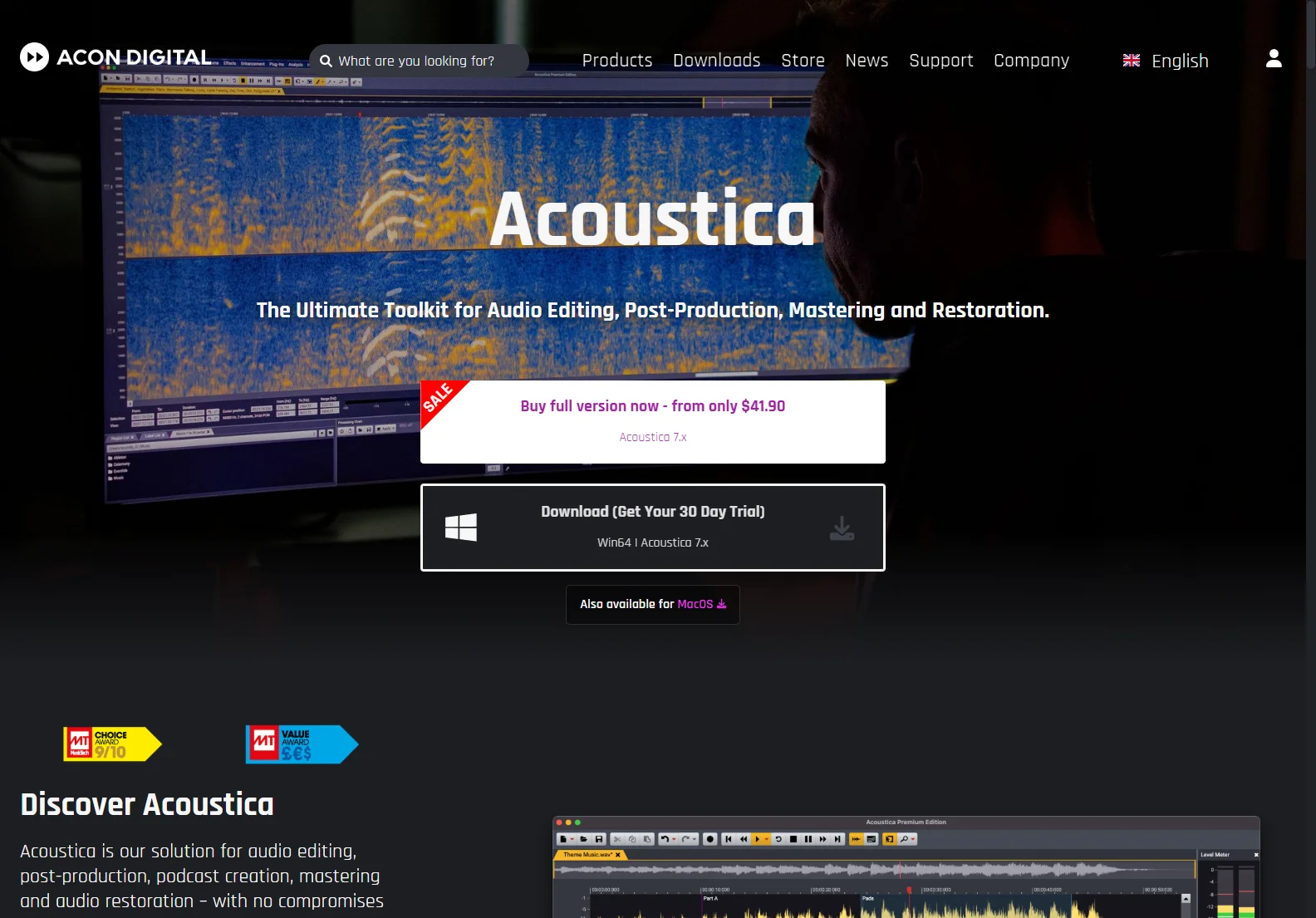 Acoustica: Professional Audio Editing Software