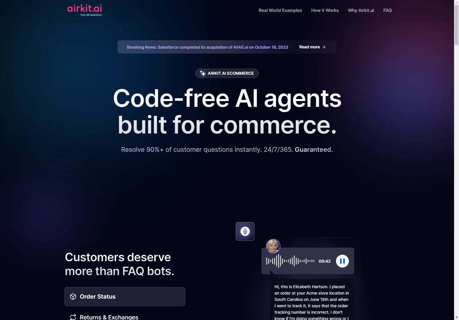 Airkit.ai eCommerce: Revolutionizing Customer Service with AI-Powered Agents