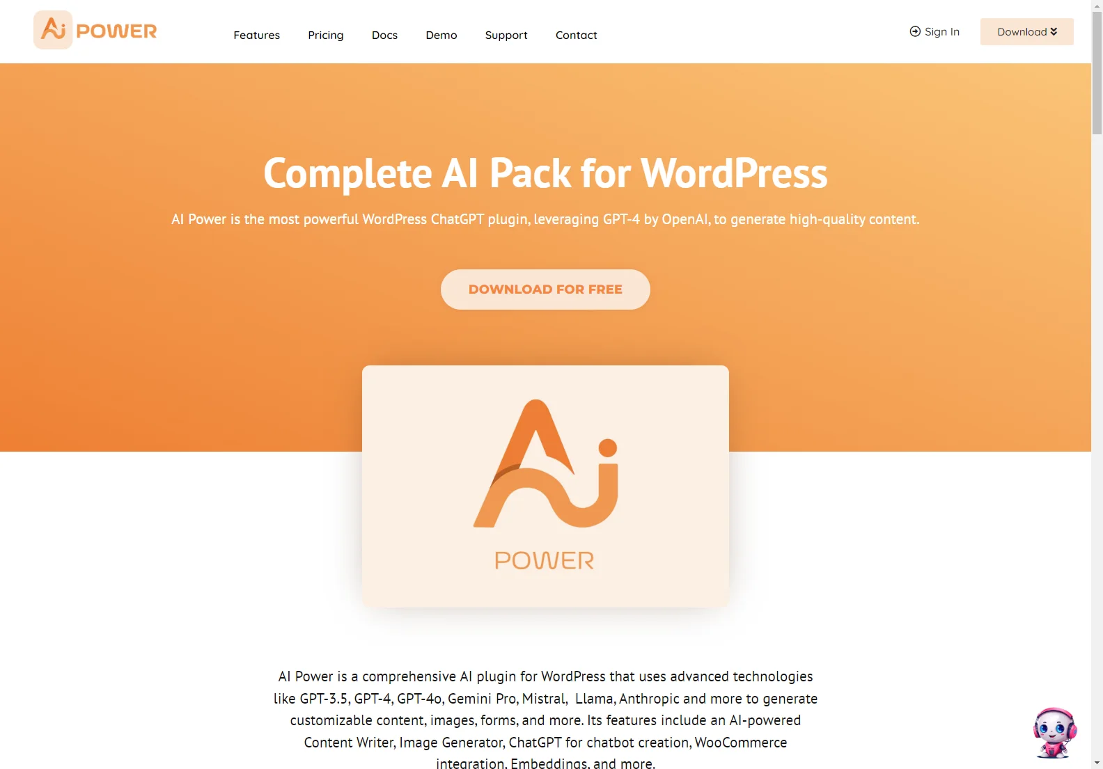 AI Power: Complete AI Pack for WordPress