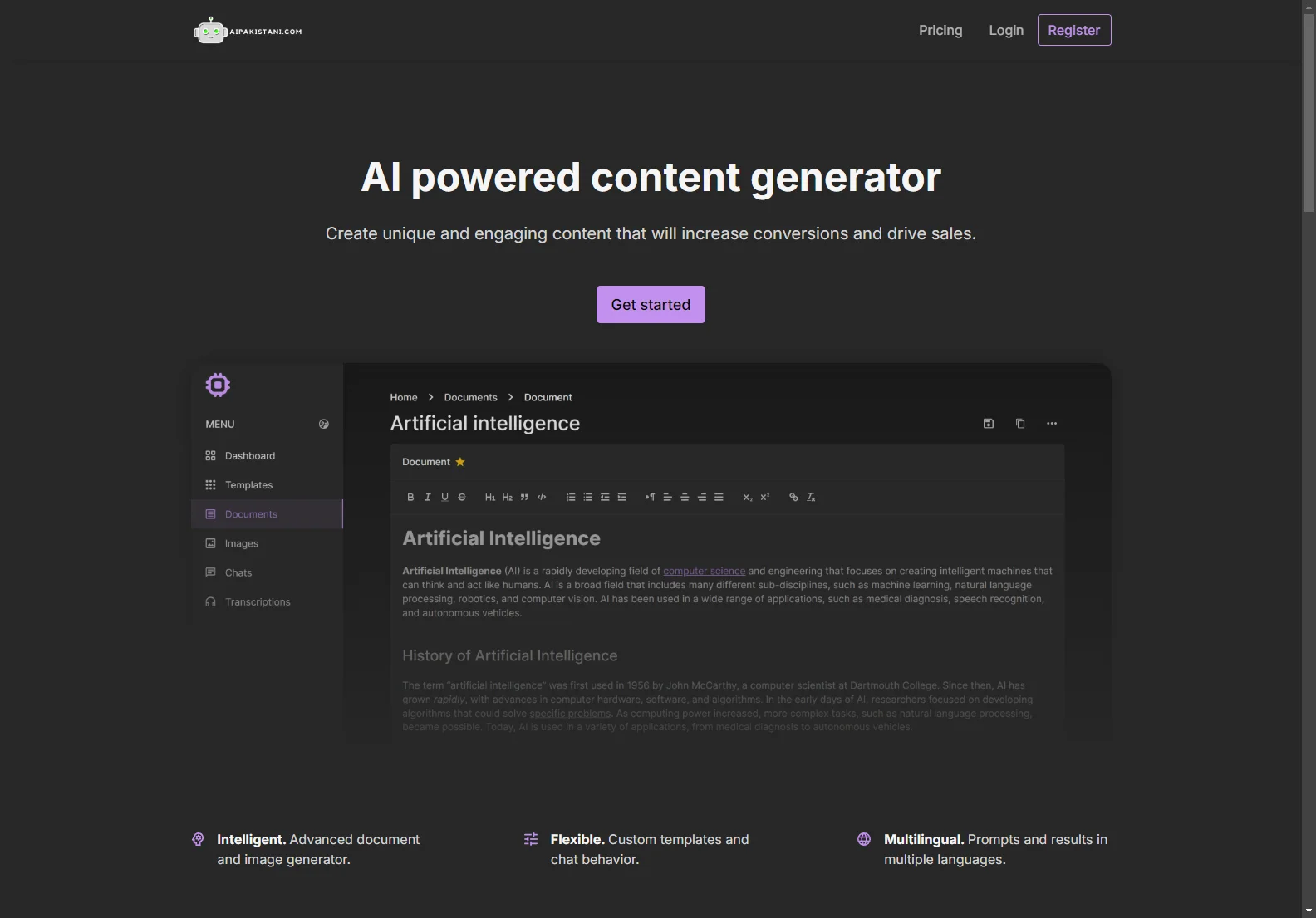 Ai Pakistani: Pakistan's First Generative AI Platform for Content Creation