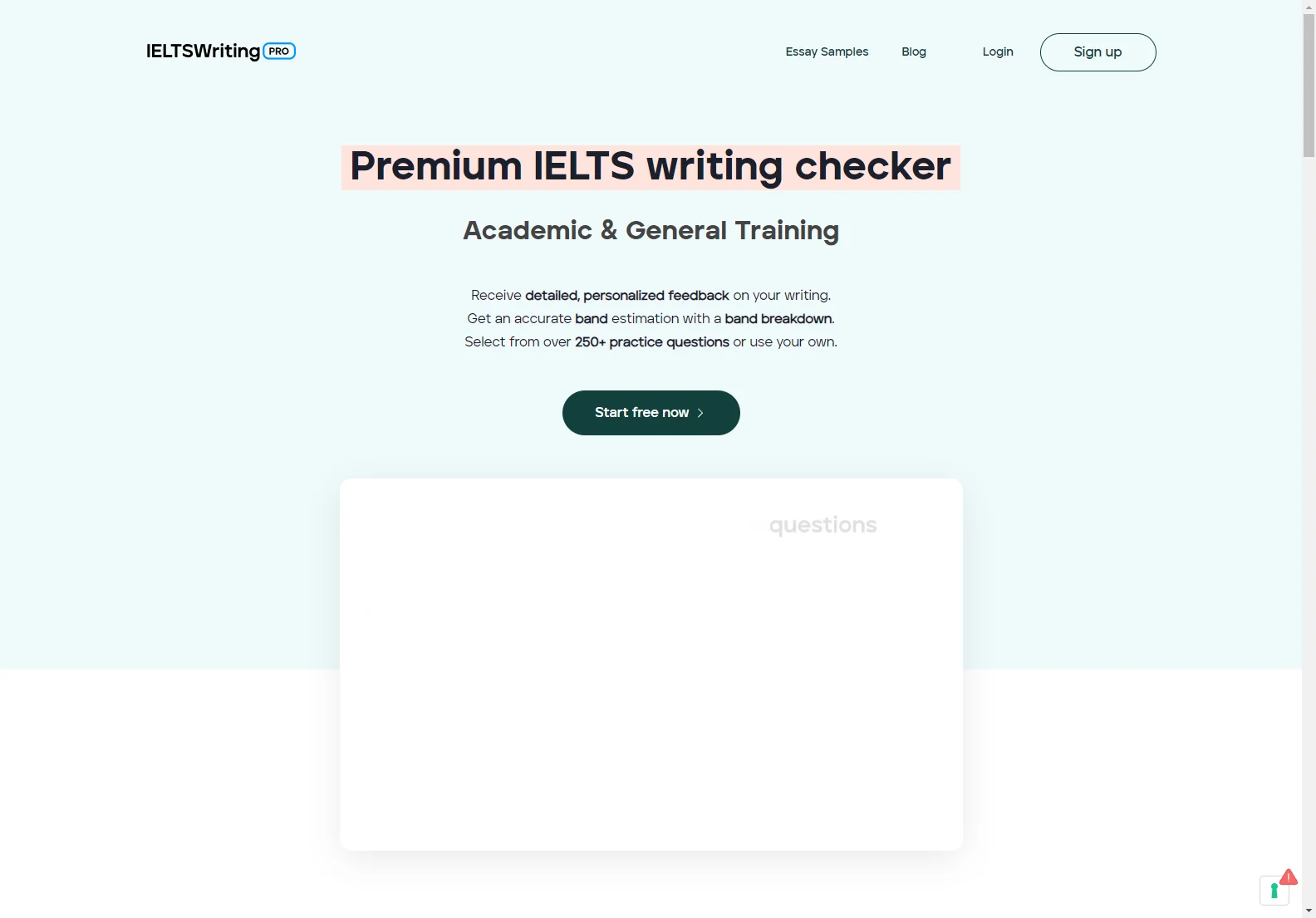 IELTSWritingPro: AI-Powered Essay Checker for Higher IELTS Scores