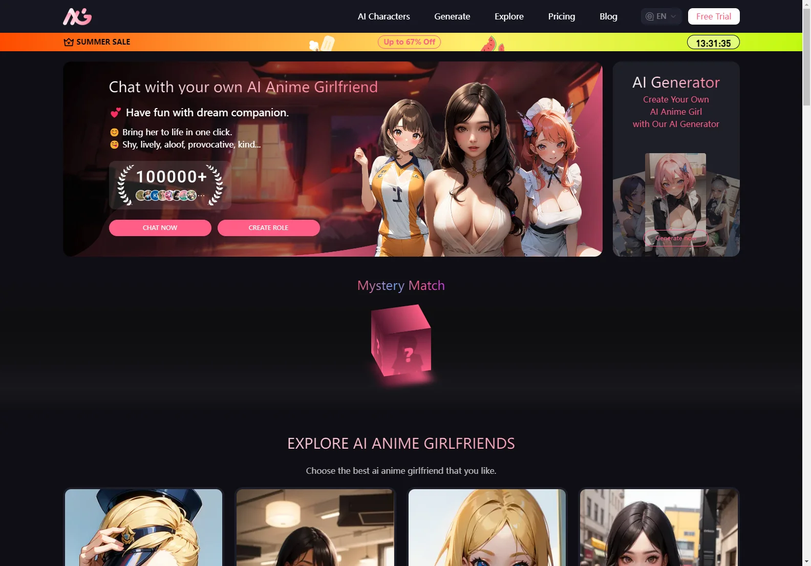 AI Anime Girlfriend: Create & Chat with Your Dream Anime Girl