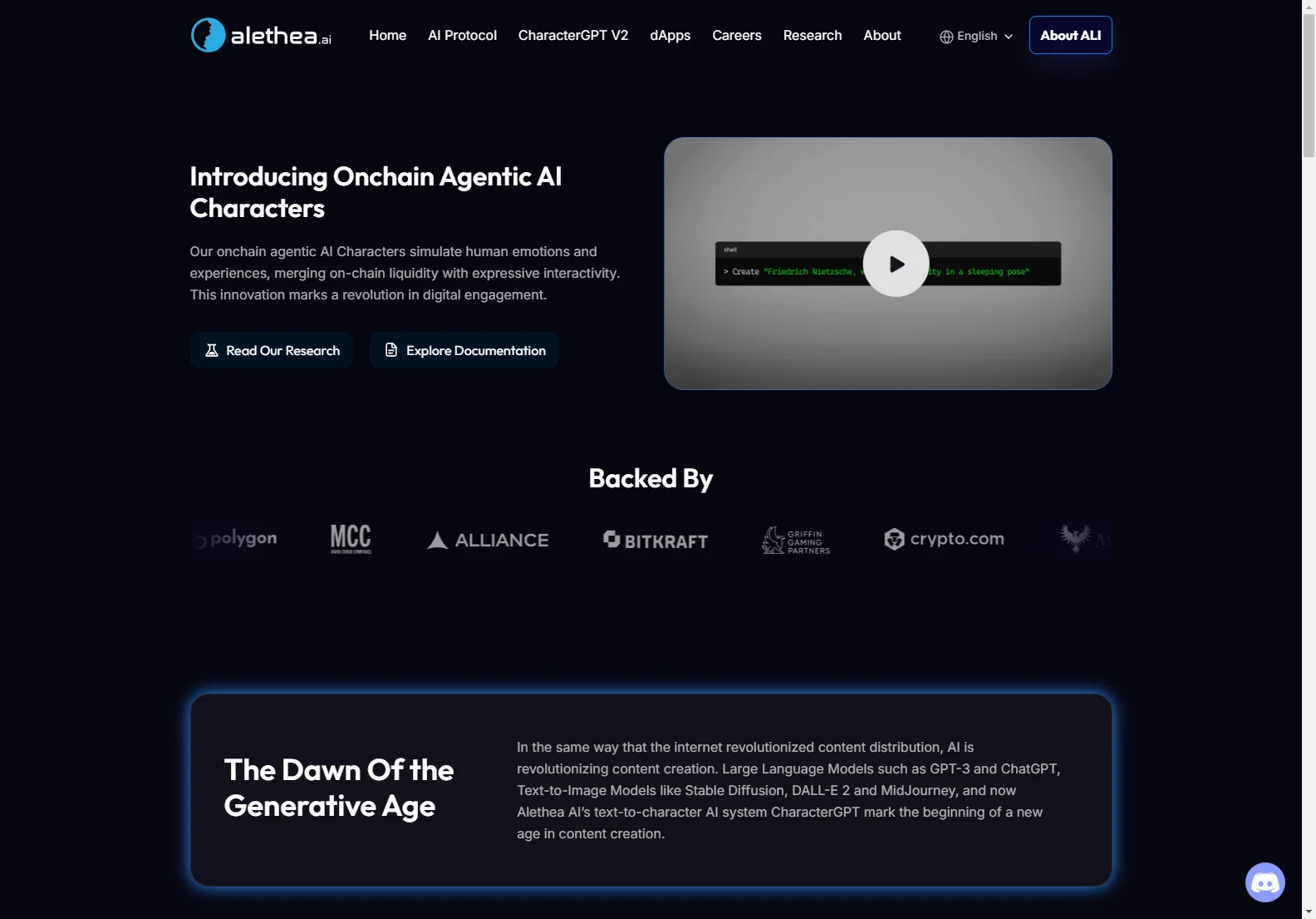 Alethea AI: Revolutionizing Content Creation with Onchain Agentic AI Characters