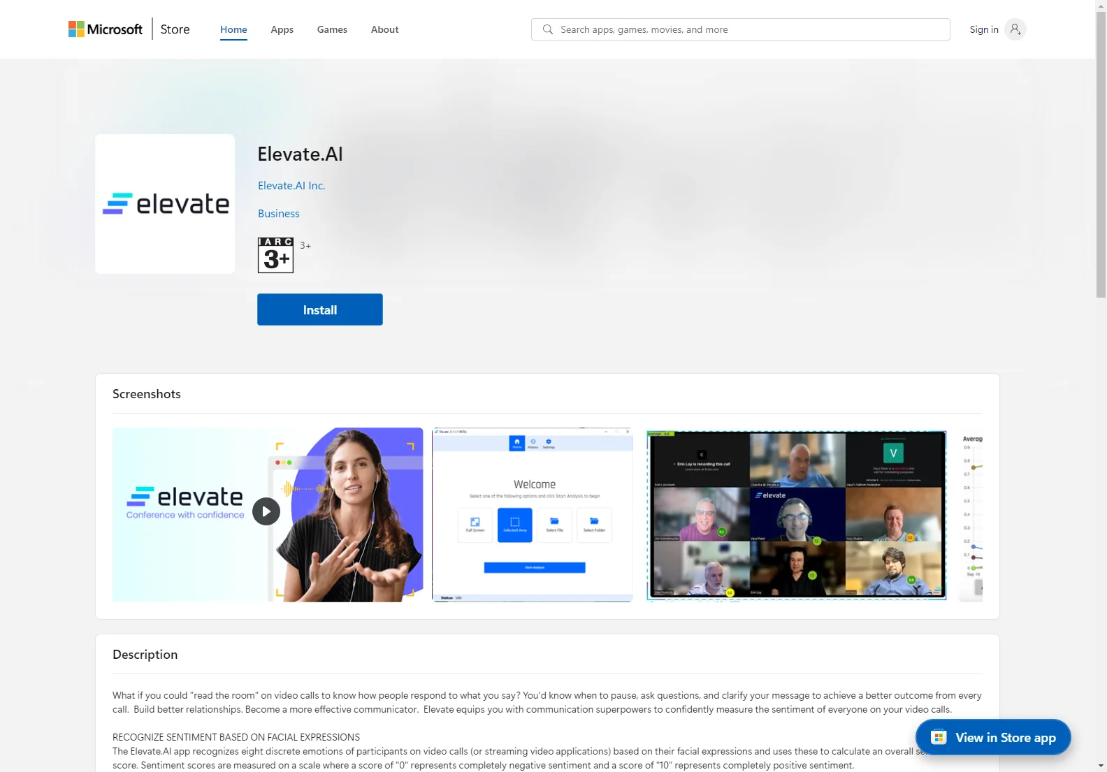 Elevate.AI: AI-Powered Sentiment Analysis for Enhanced Video Conferencing