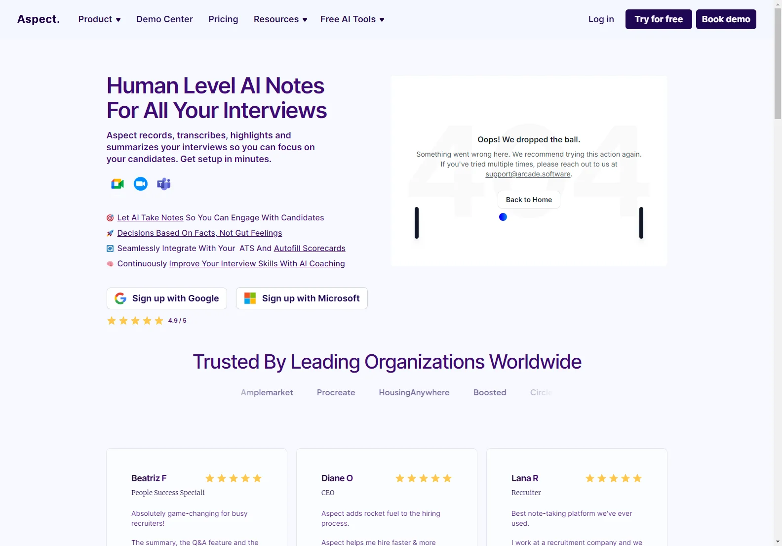 Aspect: AI-Powered Interview Notes for Faster, Better Hiring