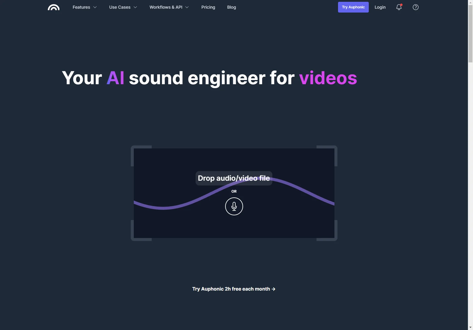 Auphonic: AI-Powered Audio Post-Production for Professionals