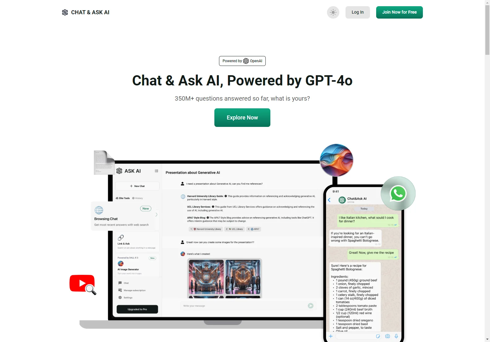 Chat & Ask AI: Your AI-Powered Chatbot Assistant for Content Creation and Productivity