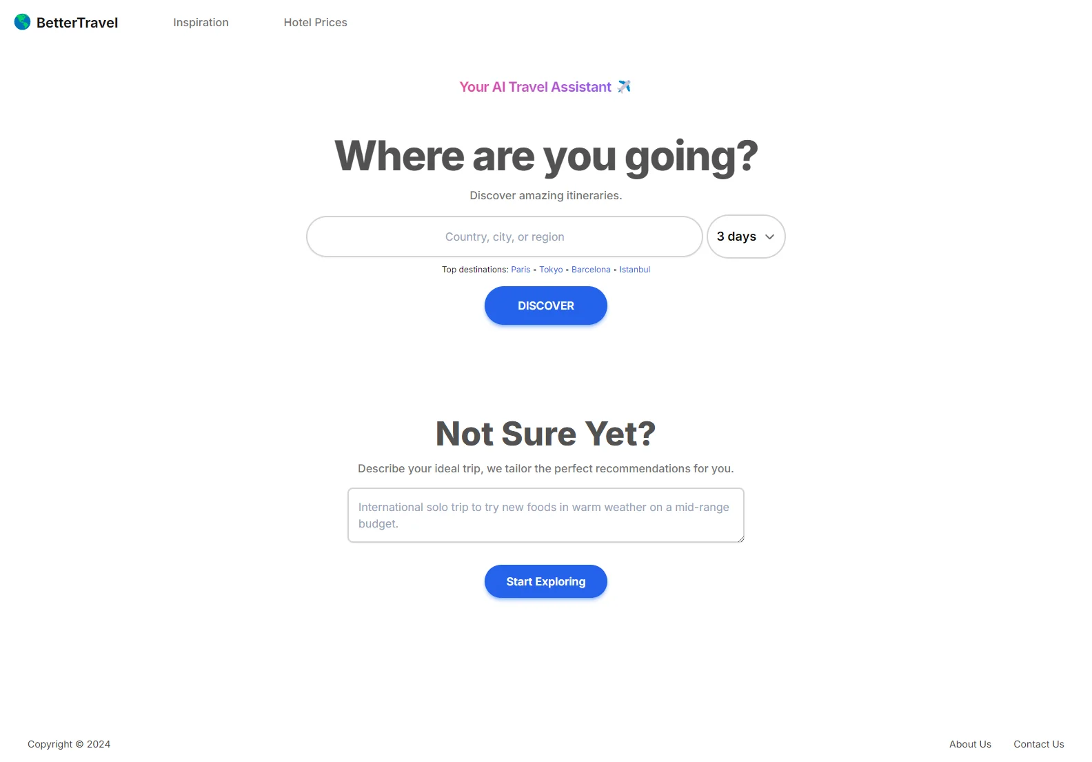 BetterTravel: Your AI-Powered Travel Assistant for Effortless Trip Planning