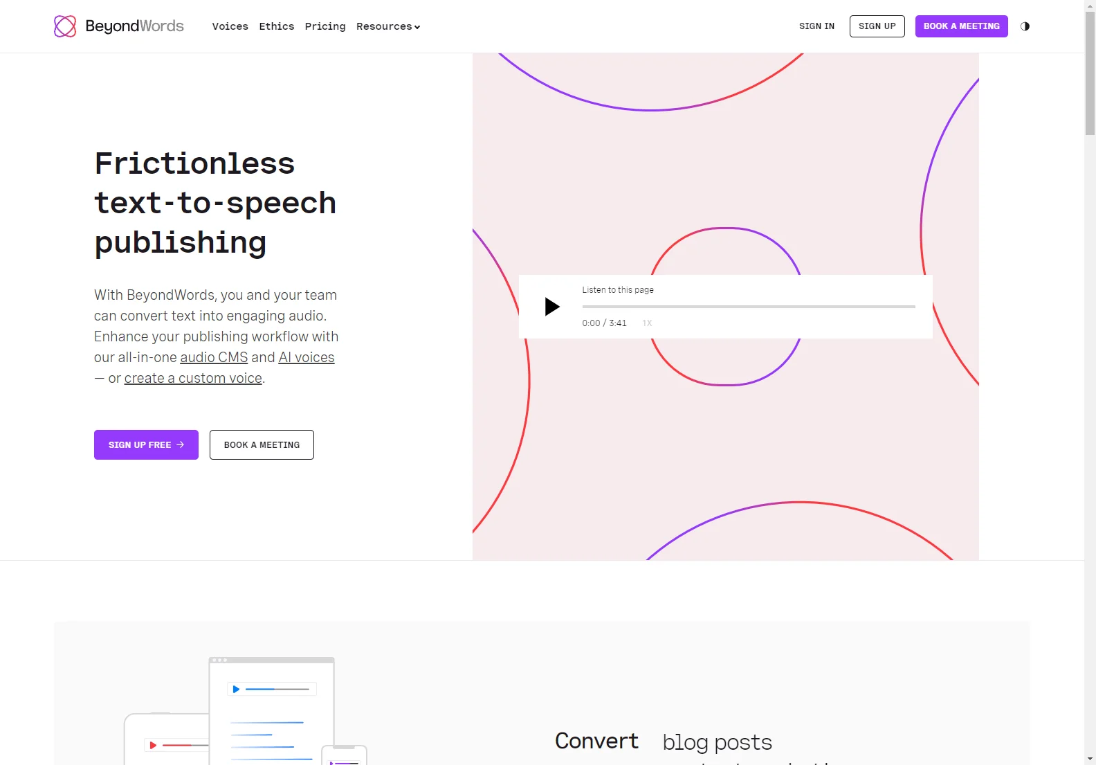 BeyondWords: AI-Powered Text-to-Speech for Effortless Audio Content Creation