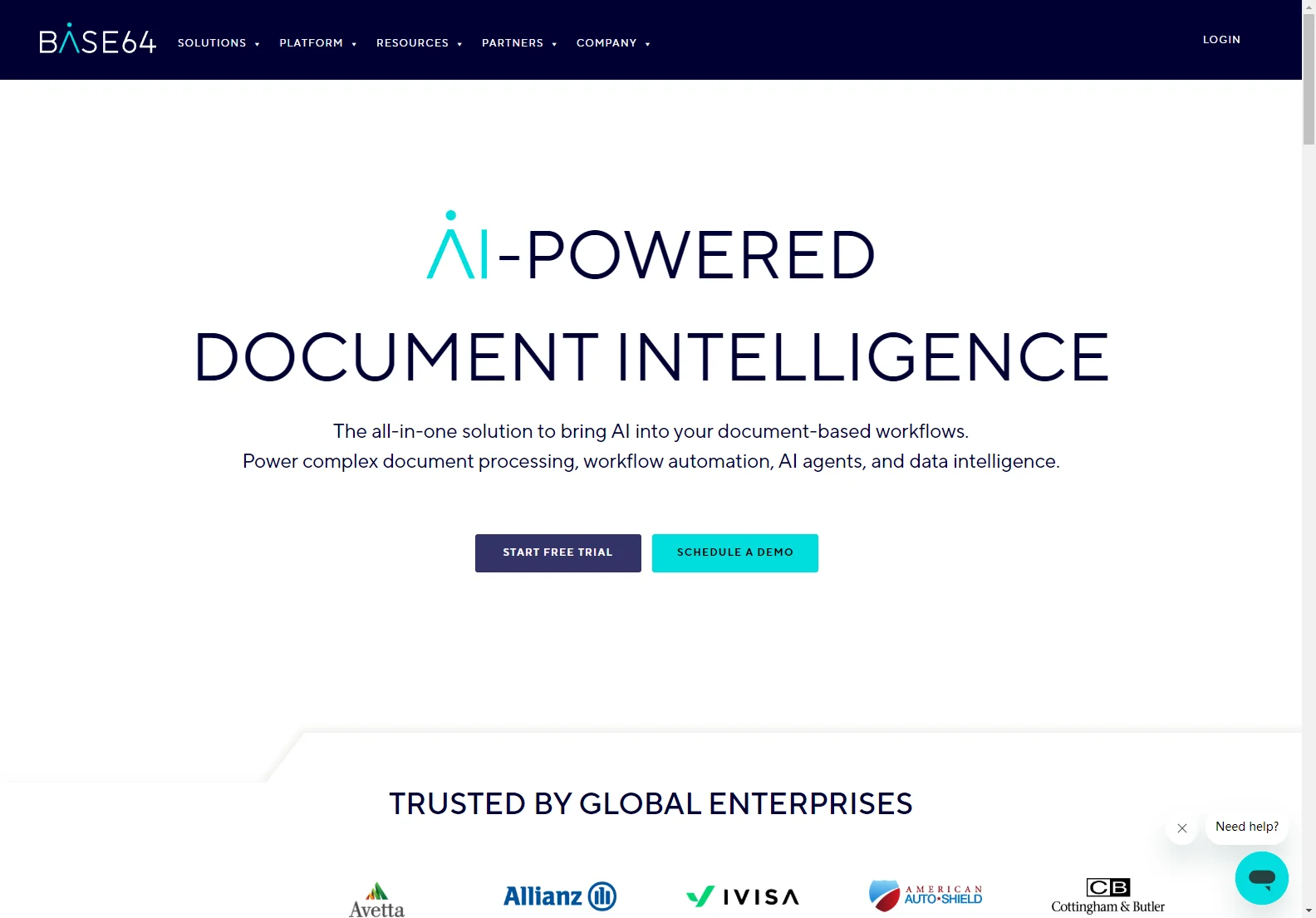 Base64.ai: AI-Powered Document Intelligence Platform for Enhanced Efficiency