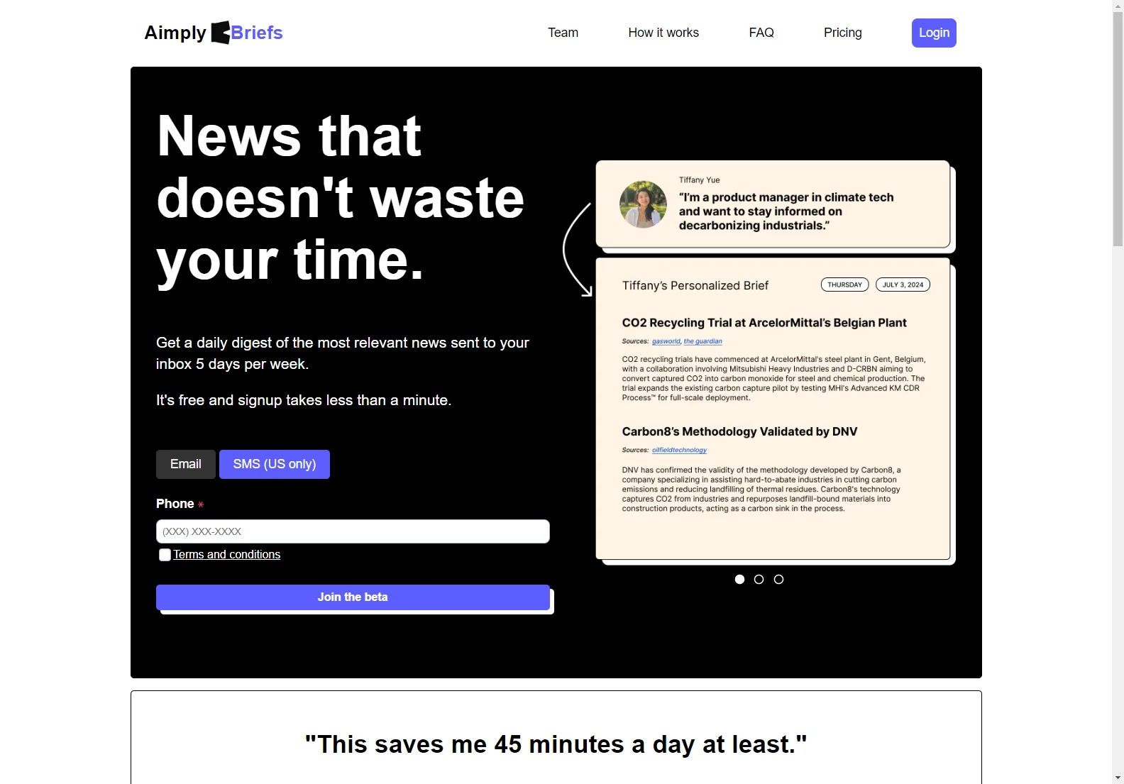 Aimply Briefs: Your Personalized Daily News Digest