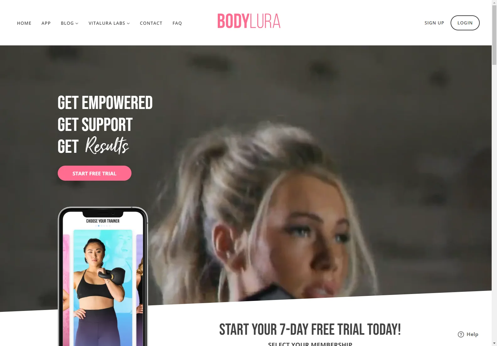 Bodylura: Women's Fitness App for Strength Training, Fat Burning & Community Support