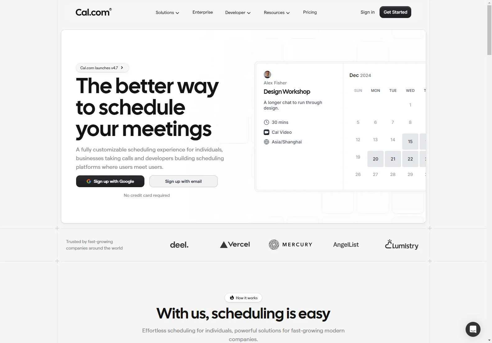 Cal.com: Open-Source Scheduling Platform for Individuals and Businesses