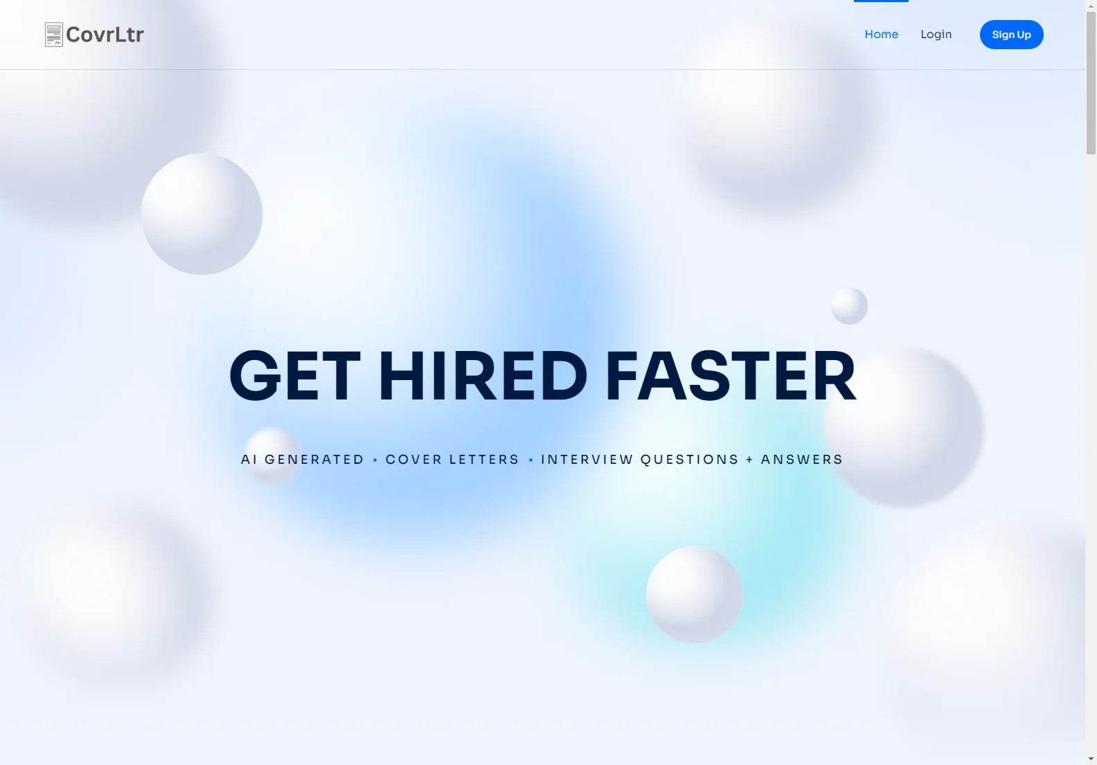 CovrLtr: AI-Powered Cover Letters & Interview Prep for Faster Hiring