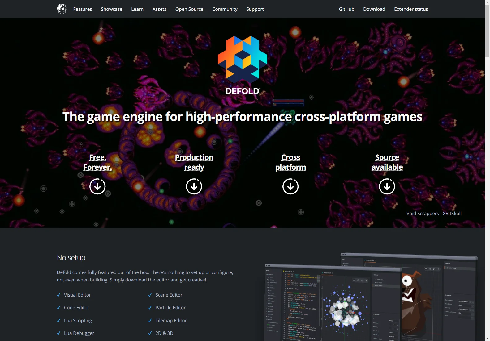 Defold: Free Cross-Platform Game Engine for High-Performance Games