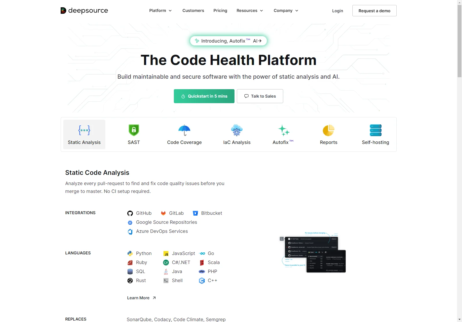 DeepSource: AI-Powered Code Health Platform for Faster, Secure Software Development