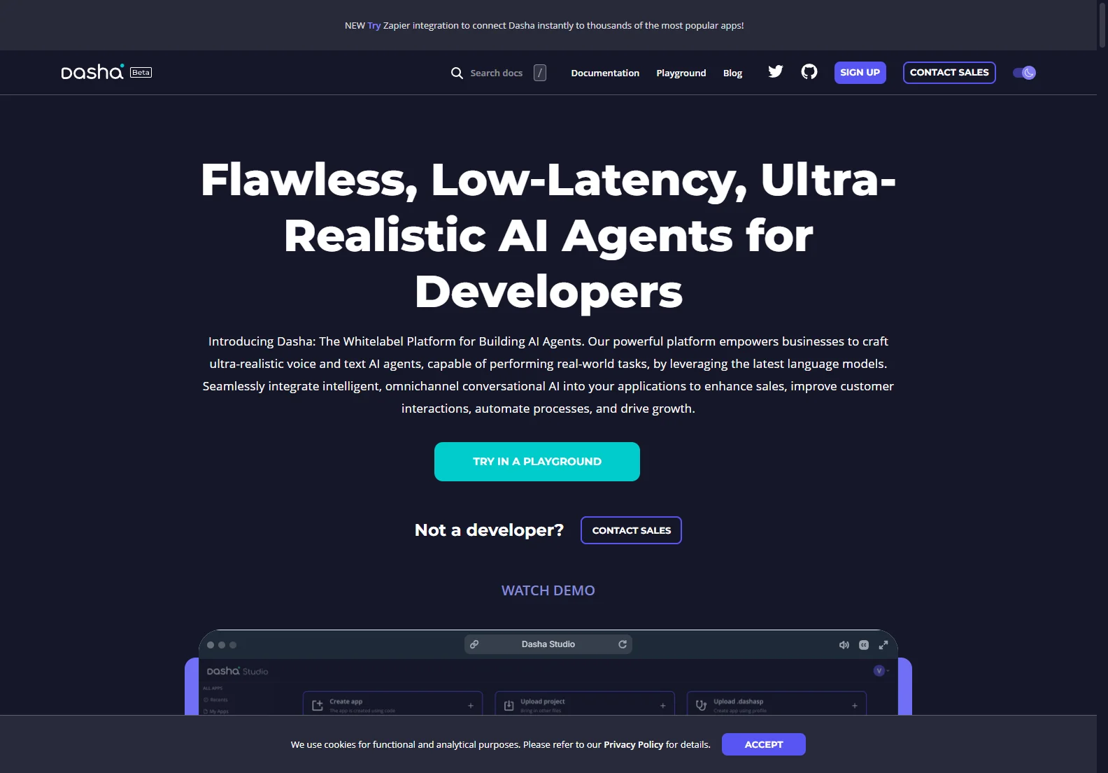 Dasha.AI: Build Ultra-Realistic AI Agents for Production