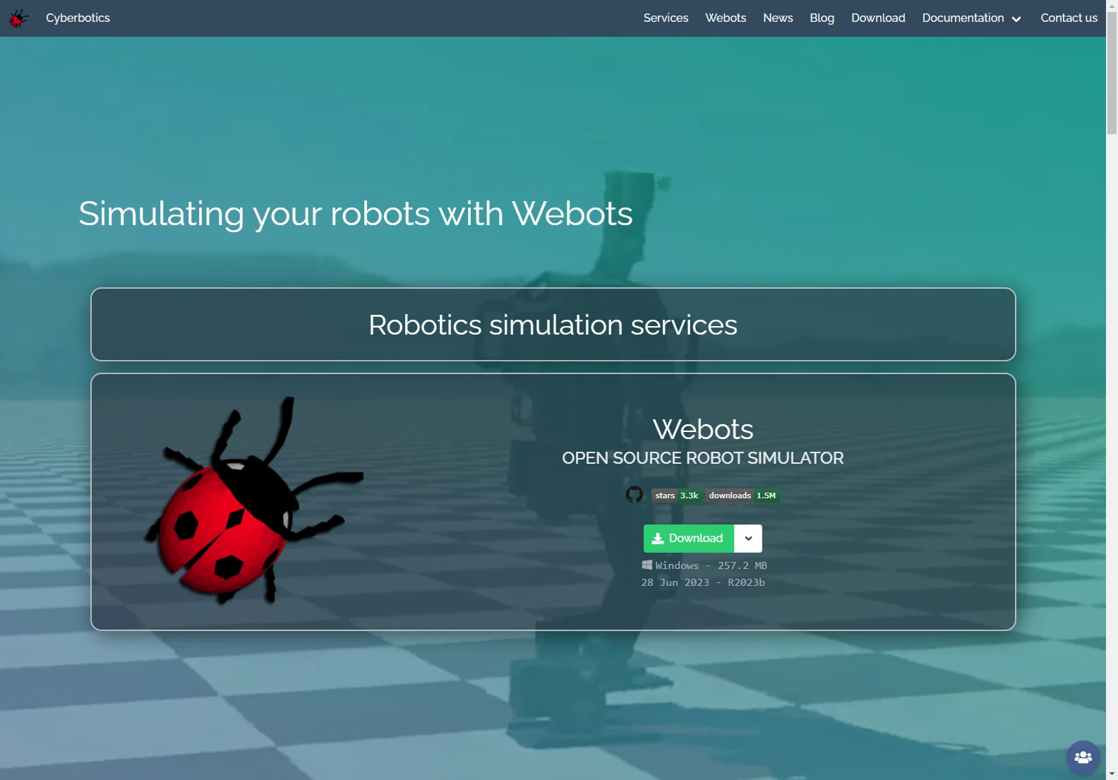 Cyberbotics Webots: Open-Source Robotics Simulation for Professionals