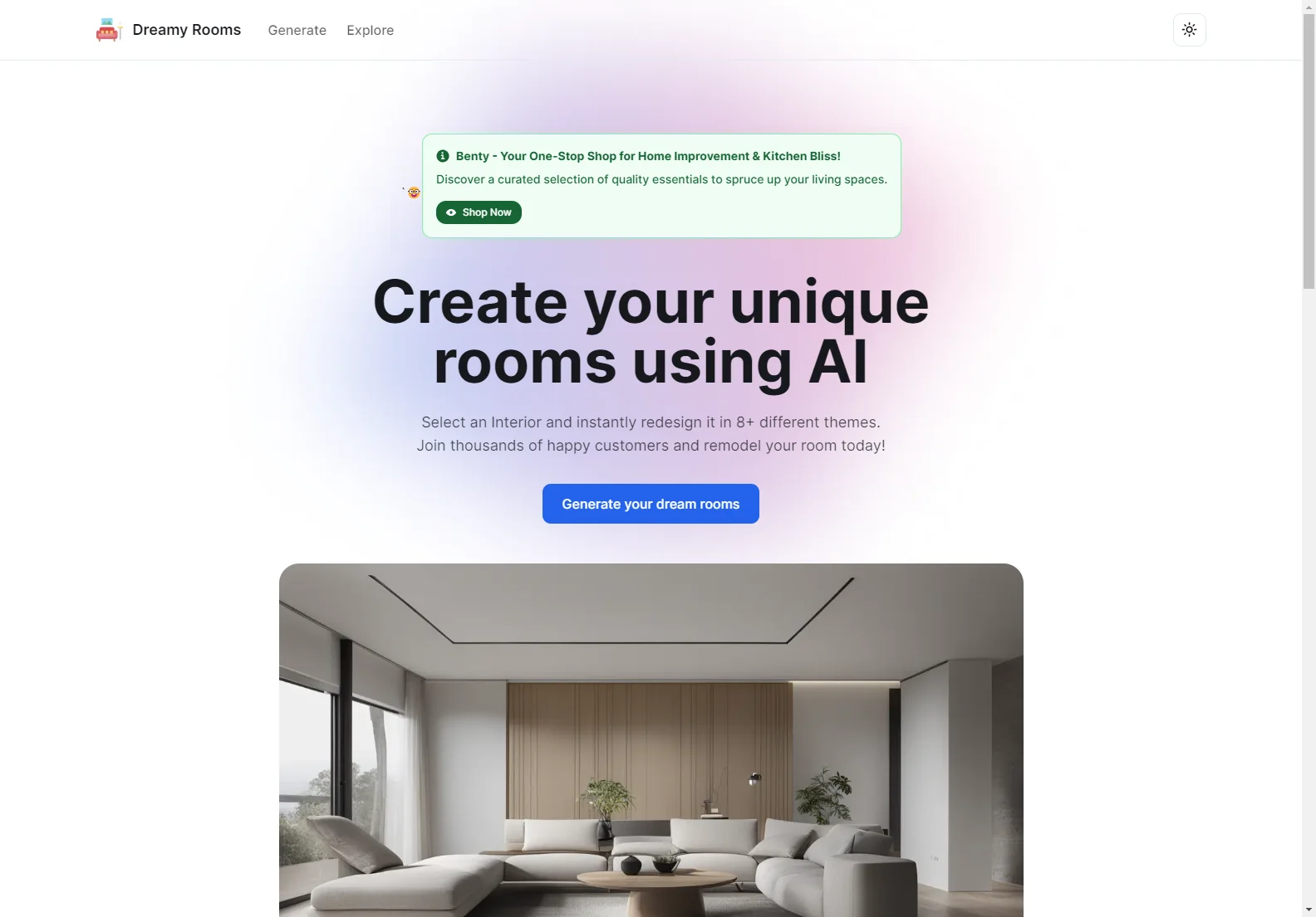 DreamyRooms: AI-Powered Room Redesign Tool