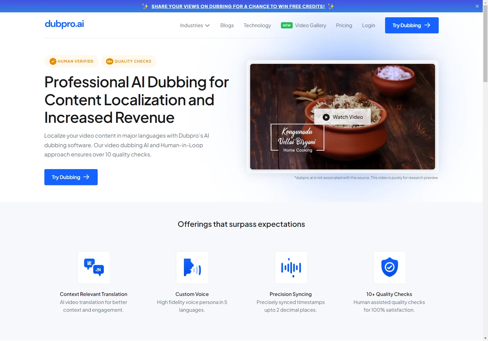 Dubpro.ai: Professional AI Video Dubbing & Translation Services