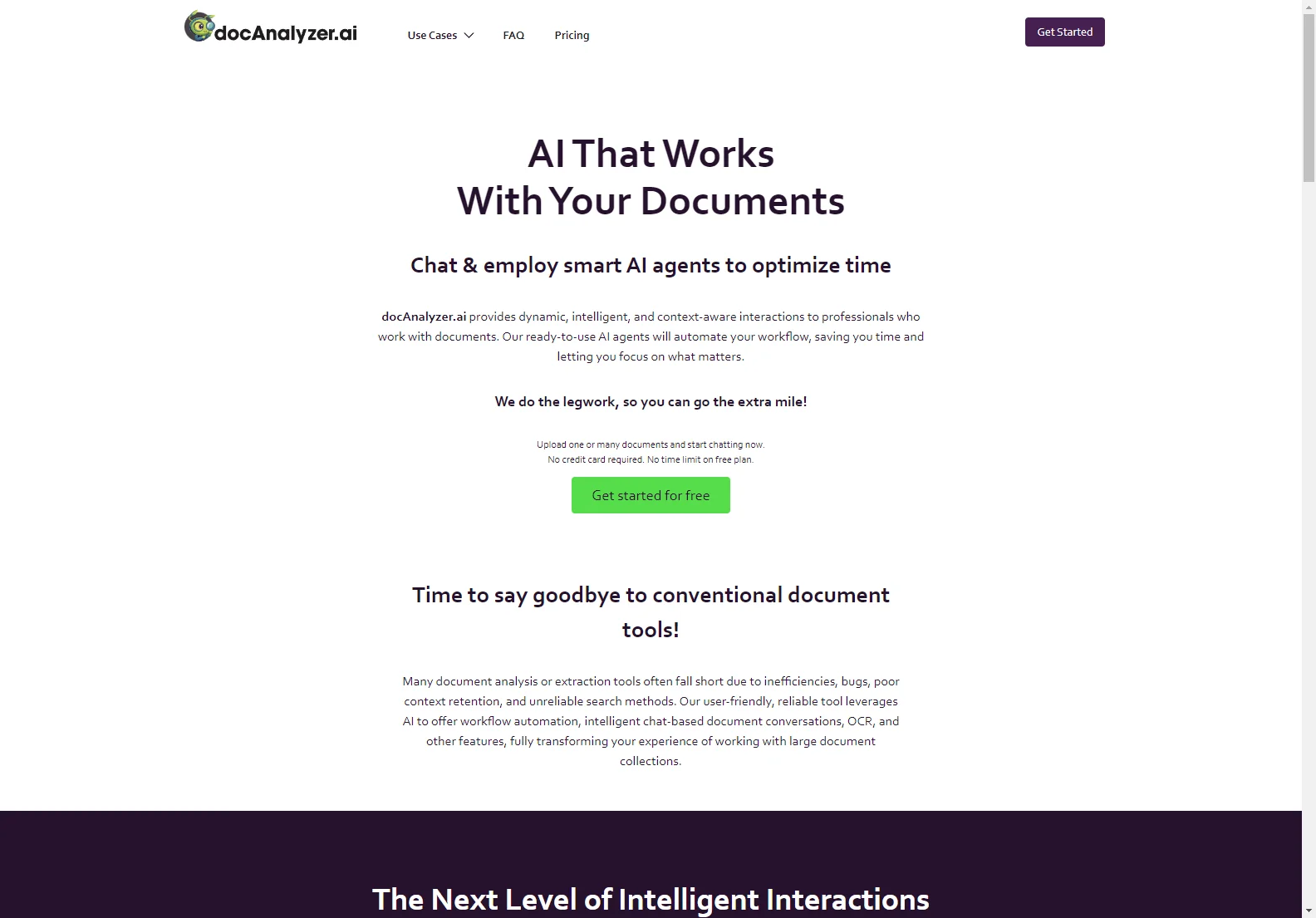 docAnalyzer.ai: AI-Powered Document Analysis and Chat for Enhanced Workflow