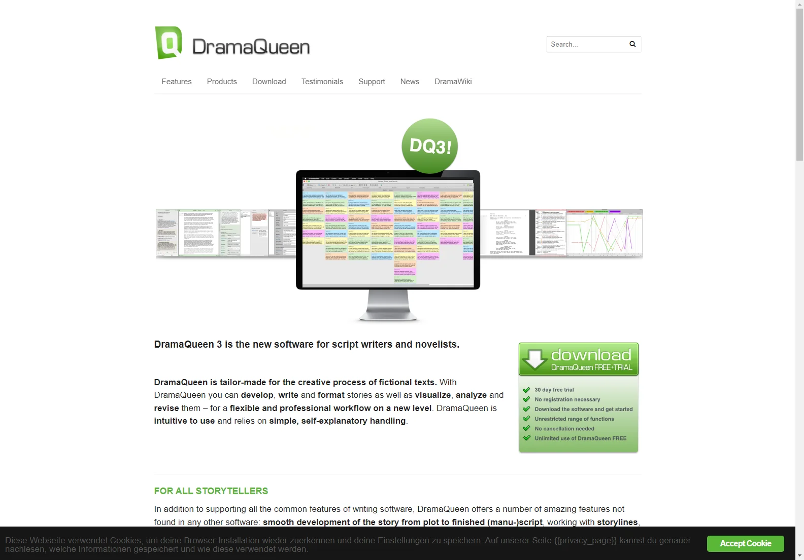 DramaQueen 3: AI-Powered Storywriting Software for Authors