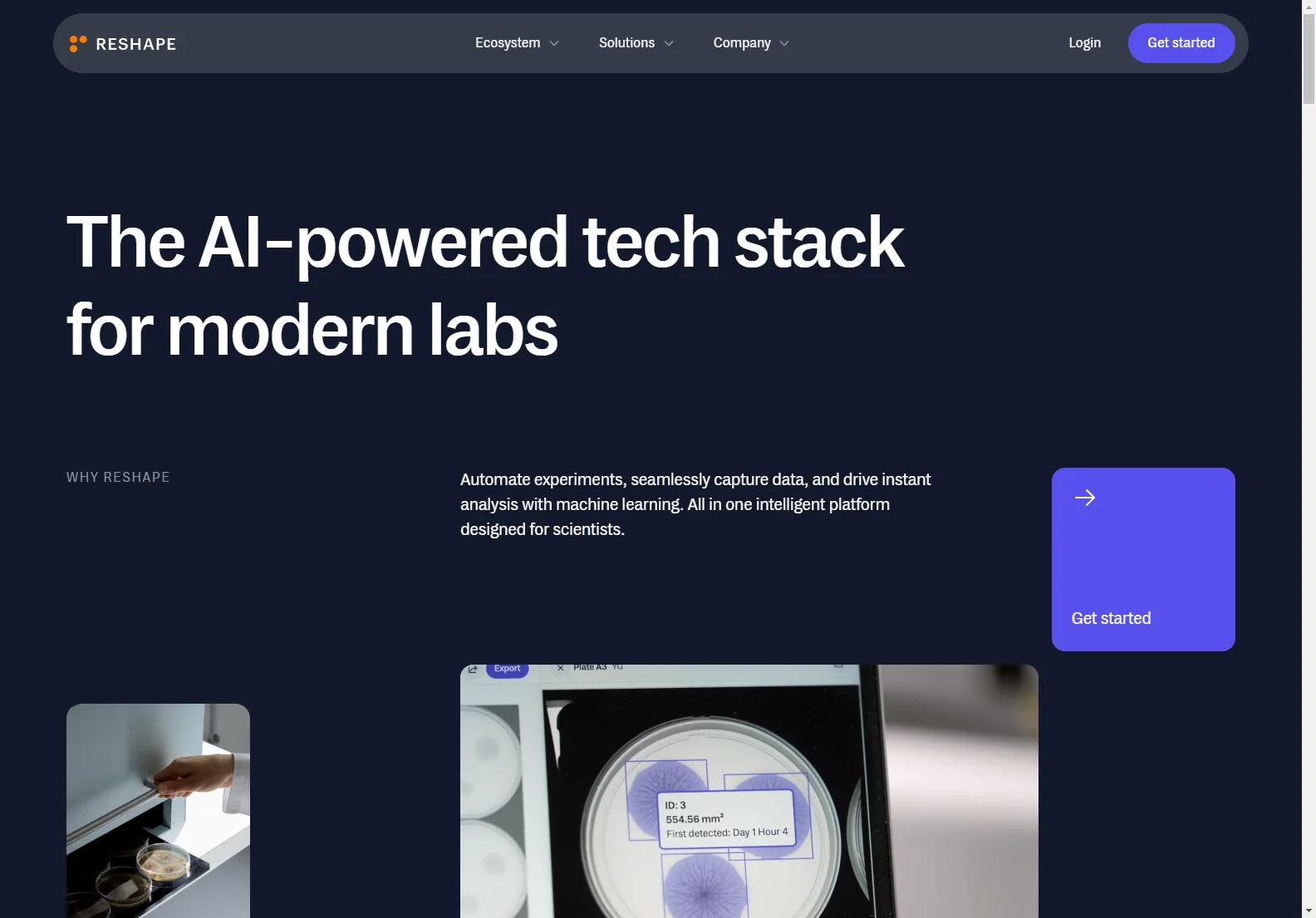 Reshape Biotech: AI-Powered Lab Automation for Accelerated Scientific Discovery