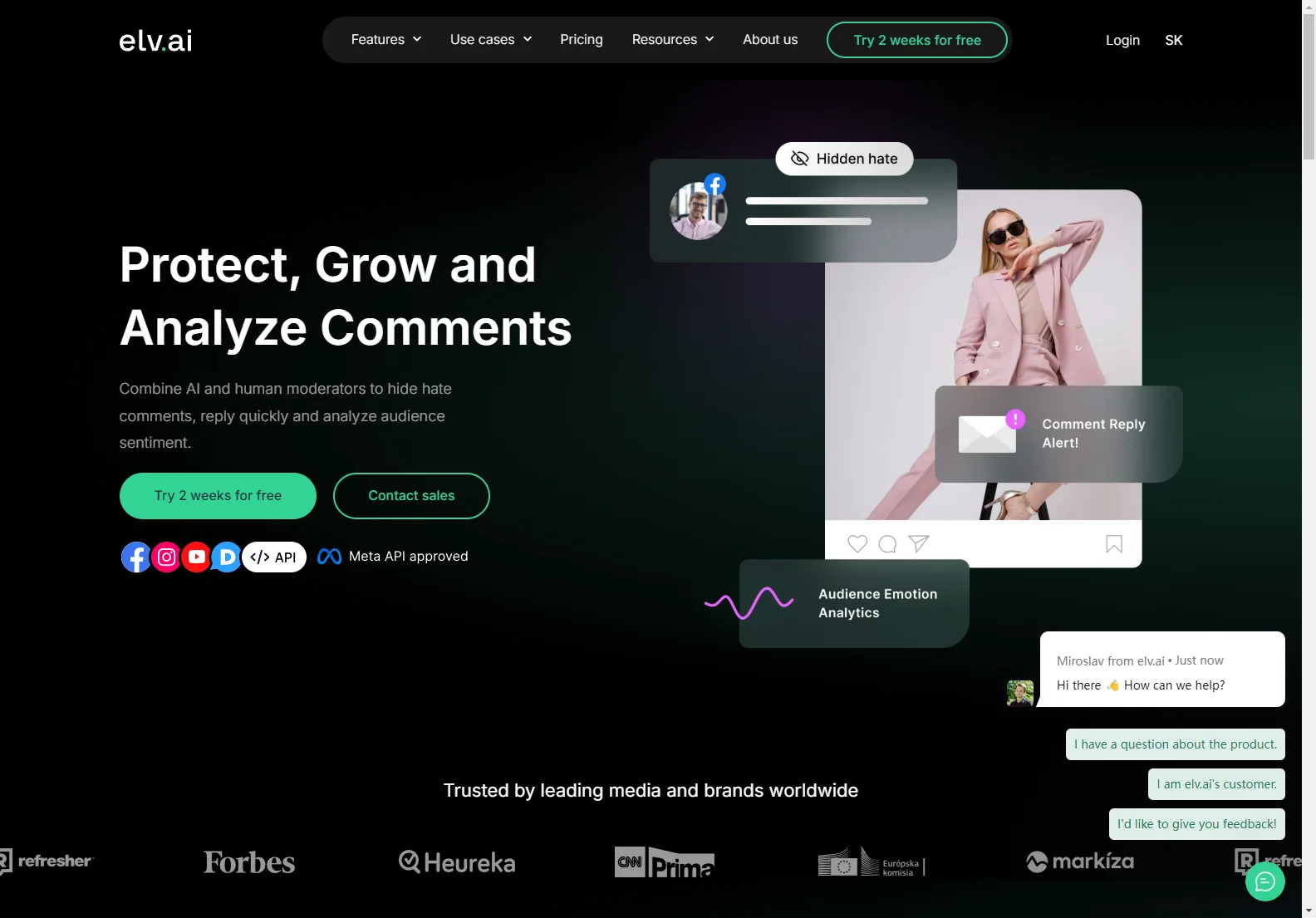 ELV.AI: AI-Powered Content Moderation for Social Media