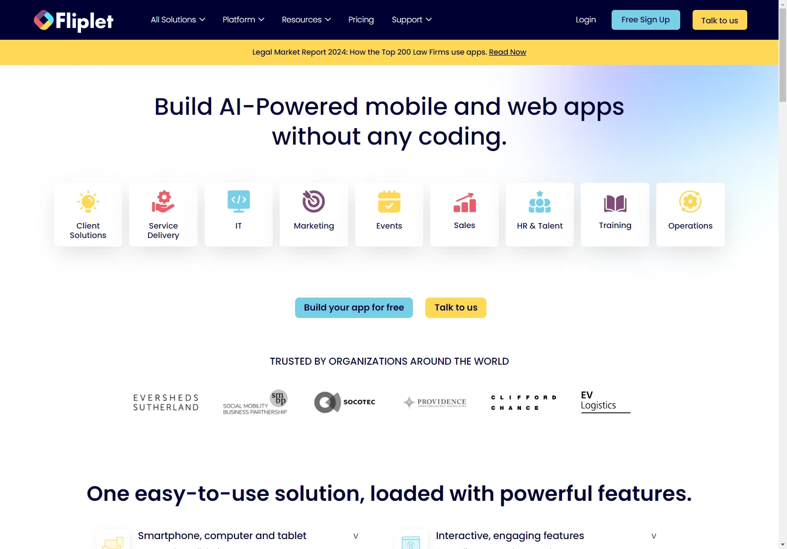 Fliplet: AI-Powered No-Code App Builder for Businesses