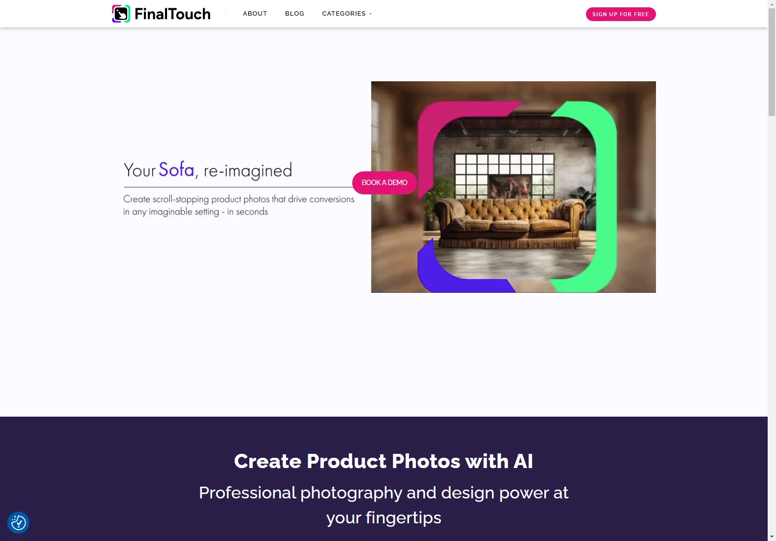 FinalTouch: AI-Powered Product Photography for Stunning Marketing Images