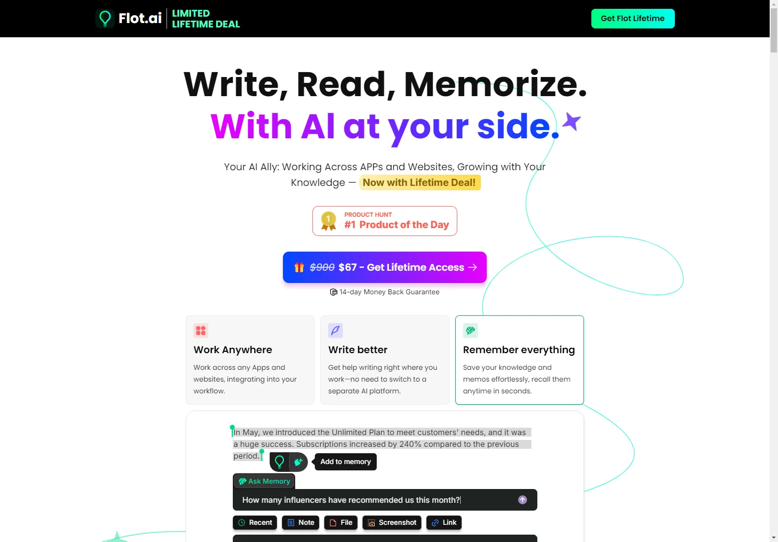 Flot.AI Lifetime Deal: Boost Your Productivity with AI