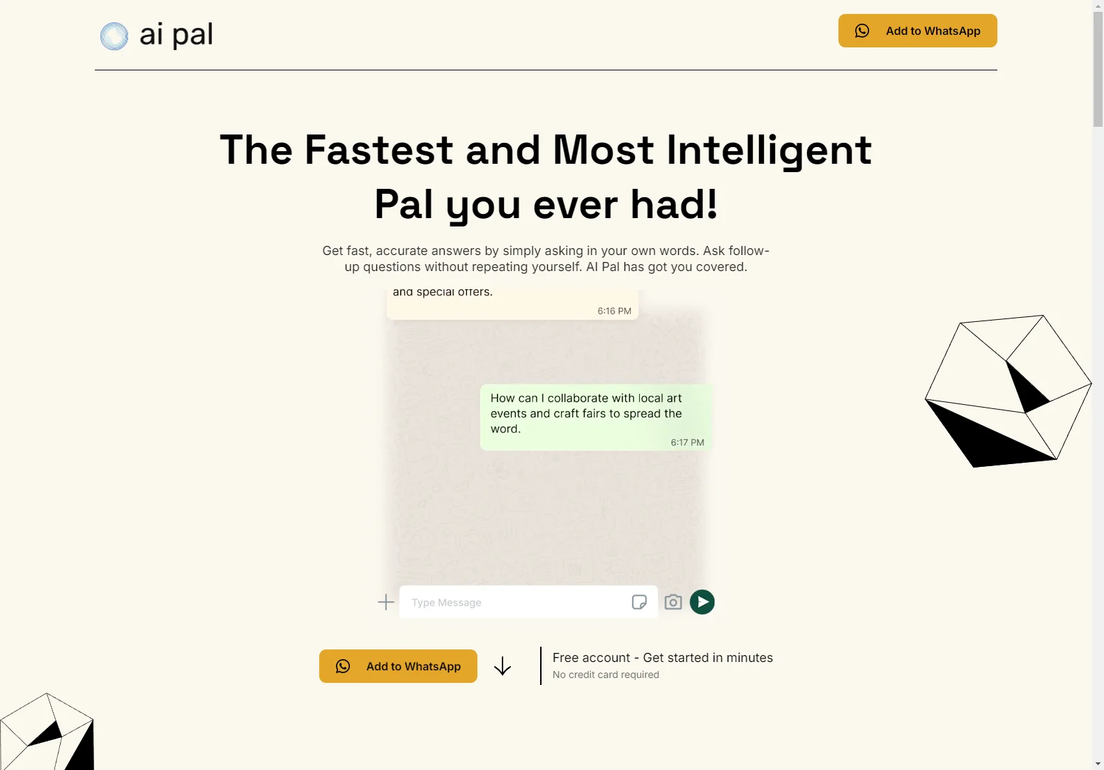 AI Pal: Your Smartest WhatsApp Companion