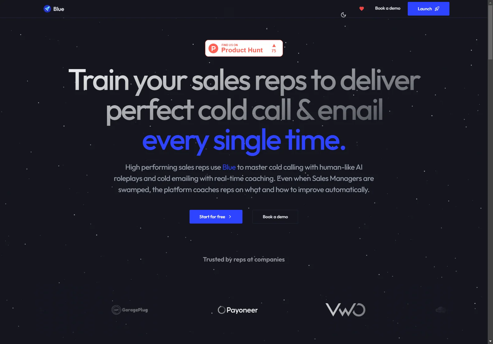 Blue Toggle: AI-Powered Sales Communication Coach for Improved Performance