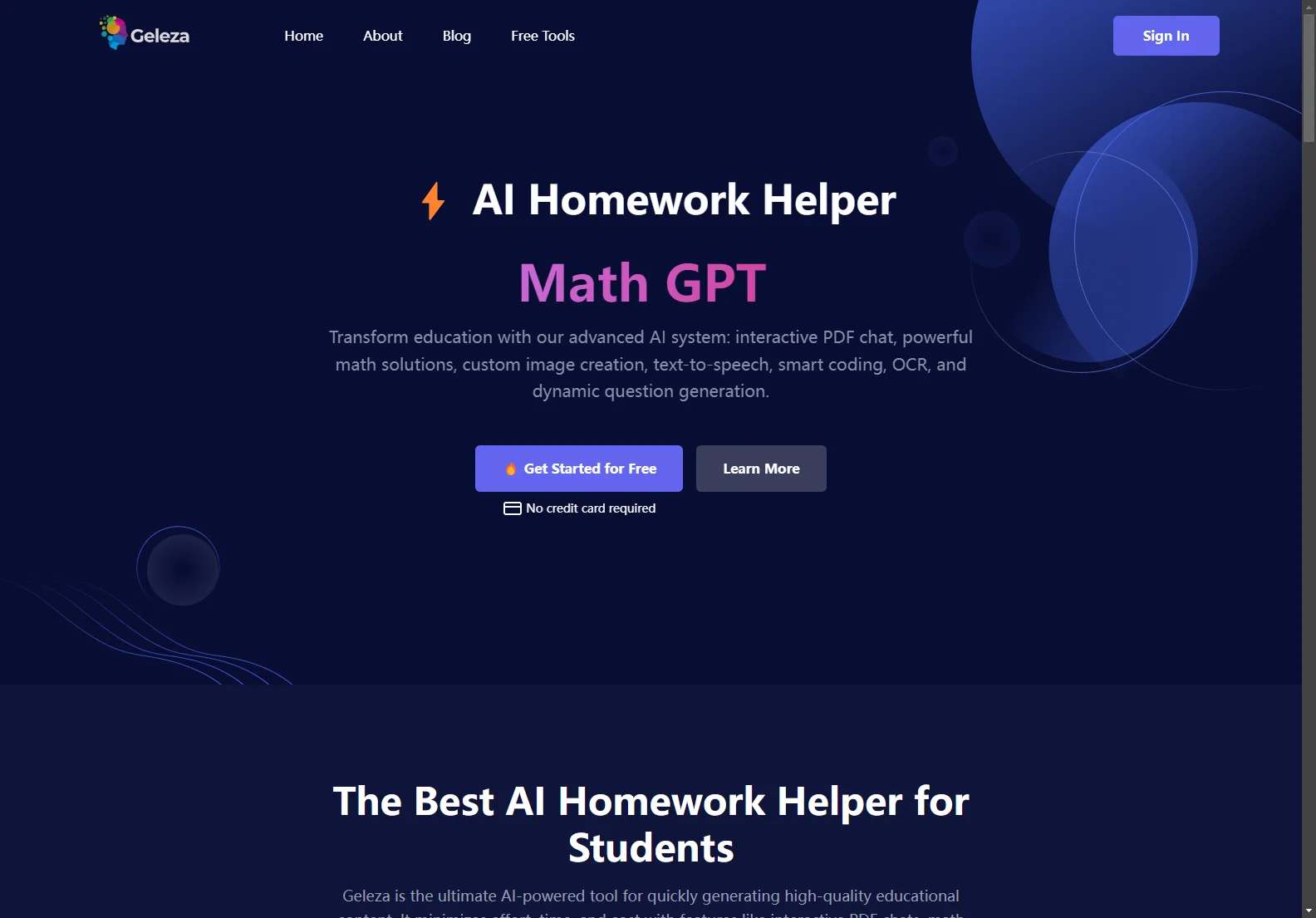 Geleza.app: AI Homework Helper, Interactive PDFs, Math Solutions & More