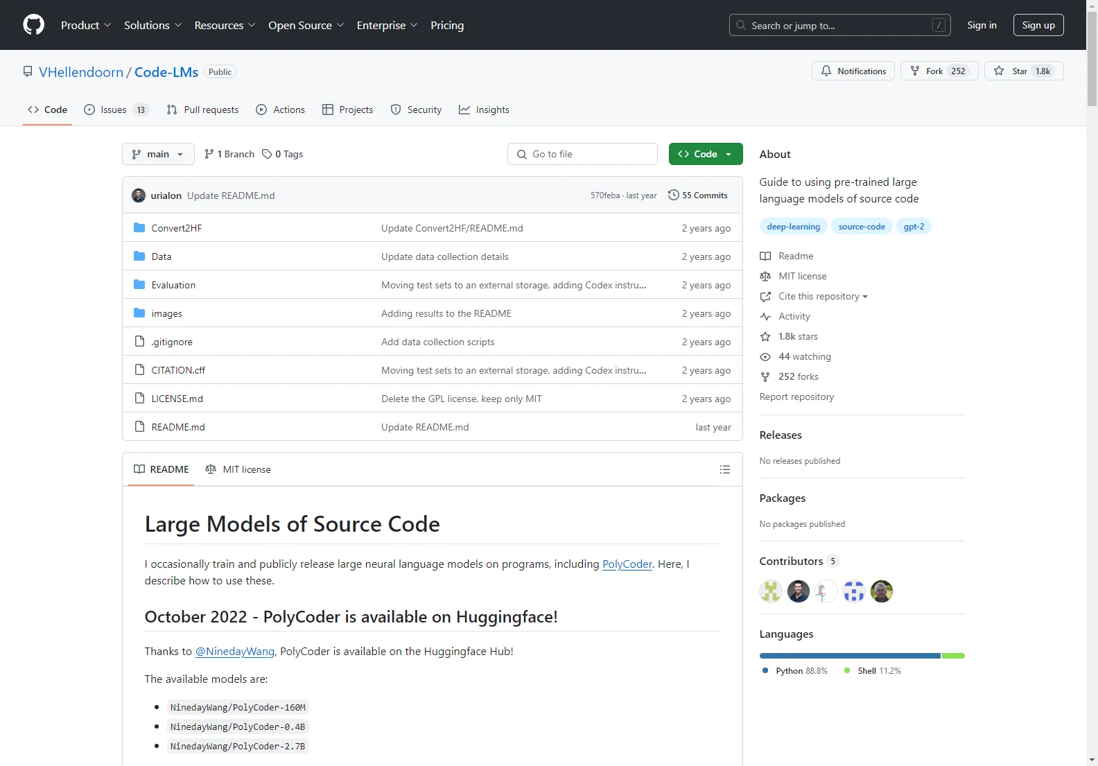 Code-LMs: Pre-trained Large Language Models for Source Code Generation and Analysis