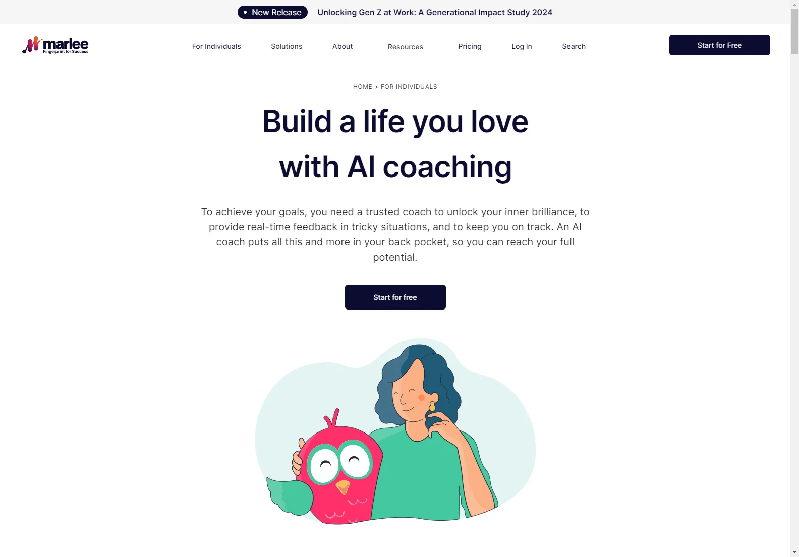 AI Coach Marlee: Personalized AI Coaching for Personal and Professional Growth