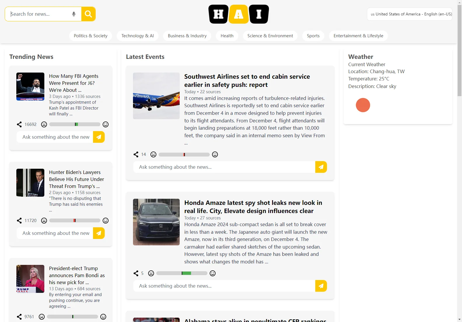 HAI News: AI-Powered Search for Comprehensive, Contextually Relevant Results