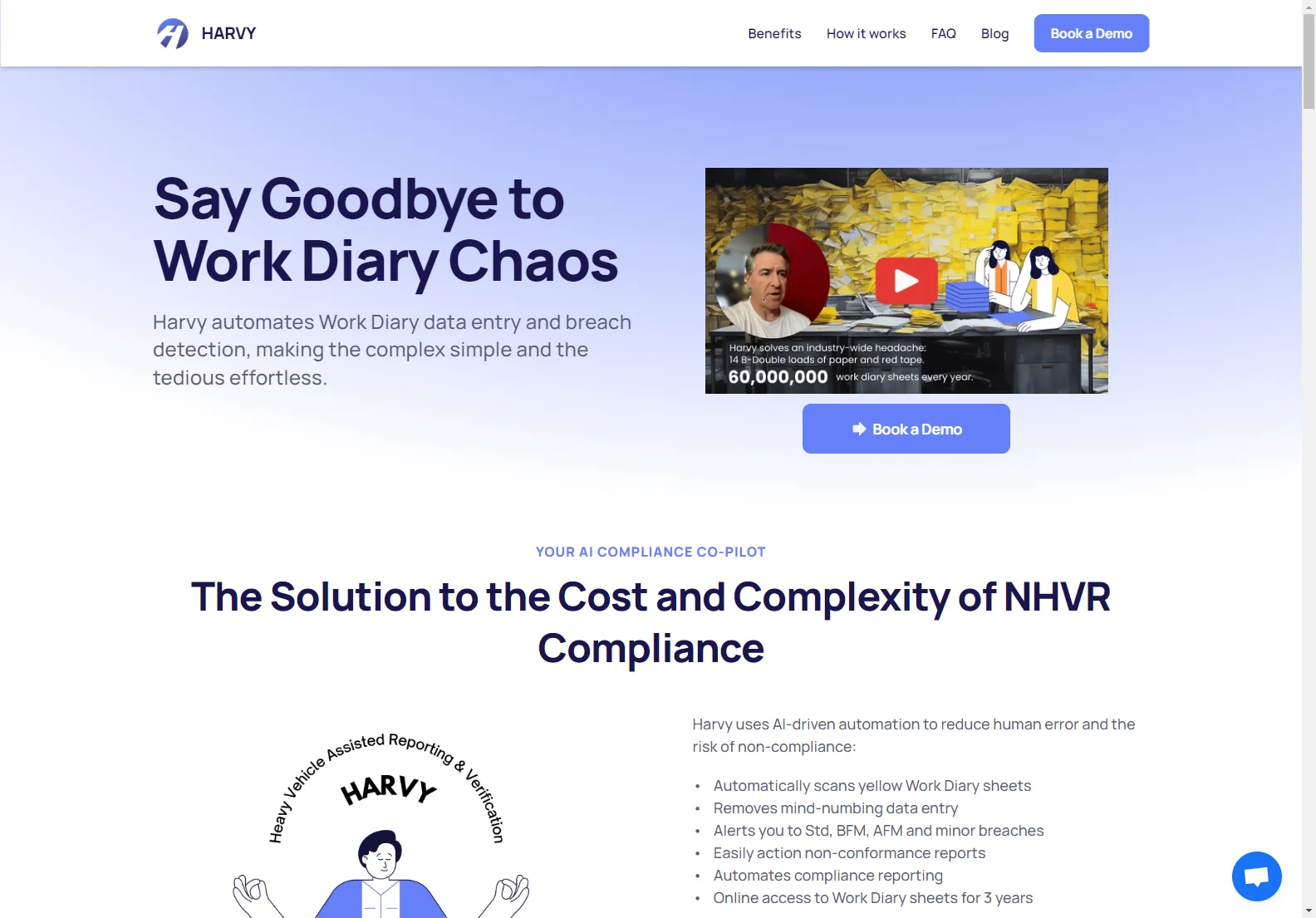 HARVY: AI-Powered NHVR Compliance Automation for Heavy Vehicle Operators