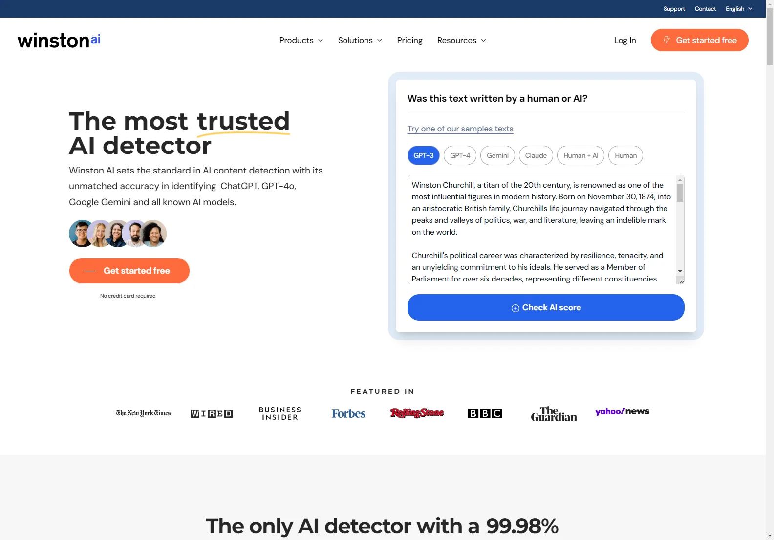 Winston AI: The Most Accurate AI Content Detector