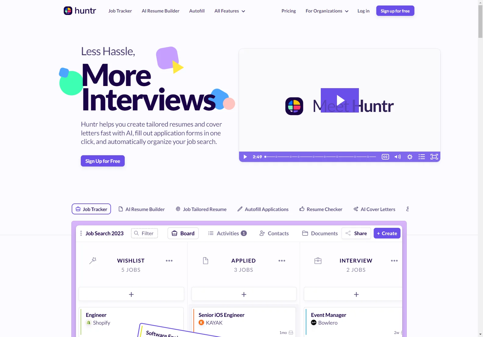 Huntr: AI-Powered Job Search Platform for Faster, Easier Job Hunting