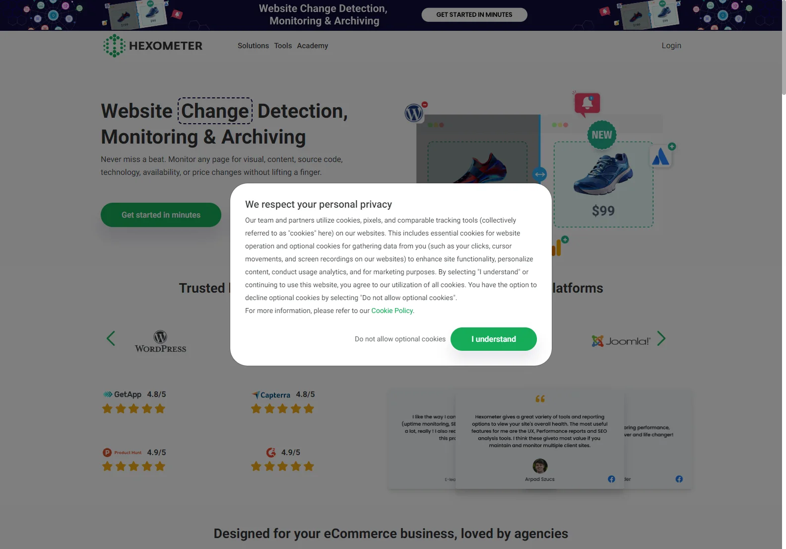 Hexometer: 24/7 AI Website Monitoring for Enhanced Performance & Security