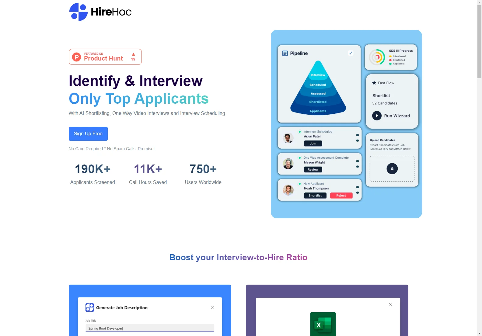 Hire Hoc: AI-Powered Hiring Tool for Streamlined Recruitment