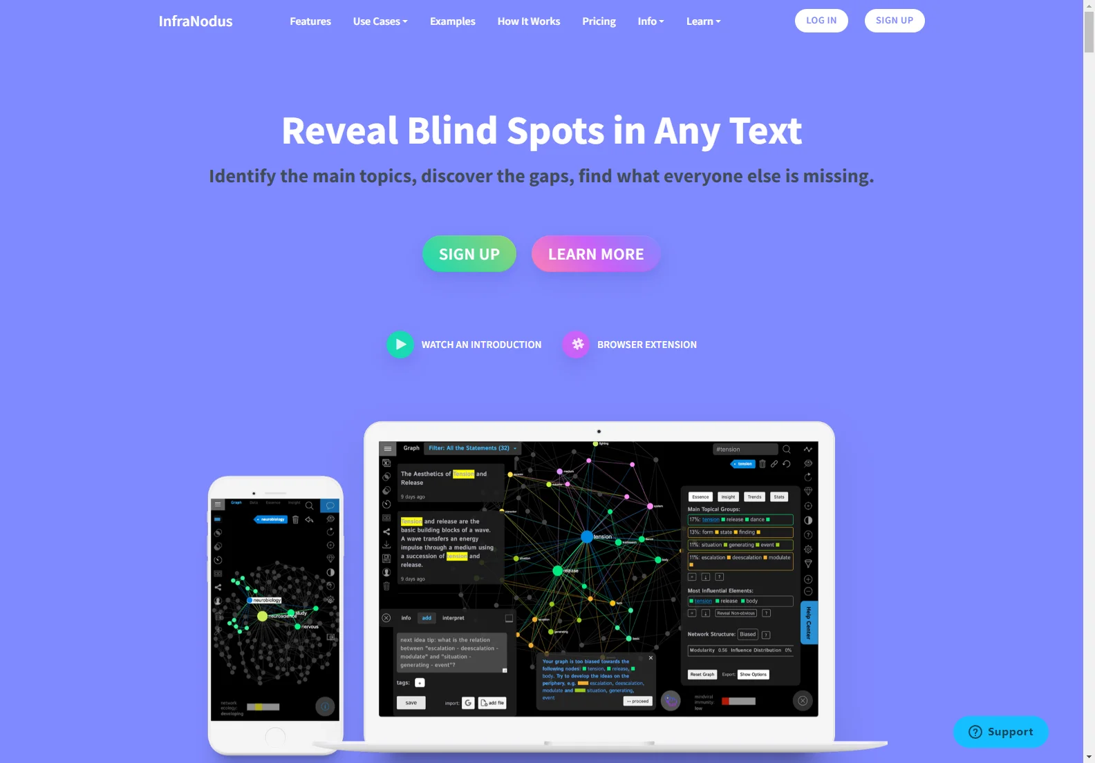 InfraNodus: AI-Powered Text Analysis for Deeper Insights