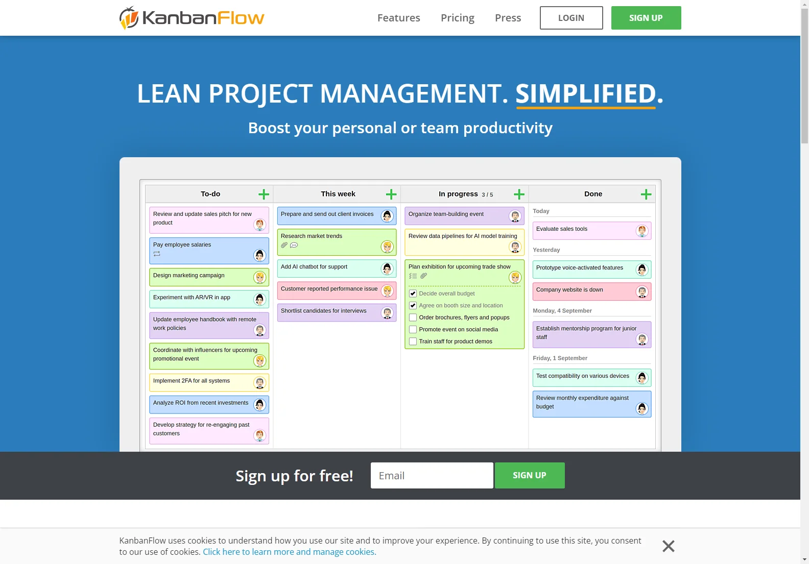 KanbanFlow: Streamlined Project Management for Enhanced Productivity