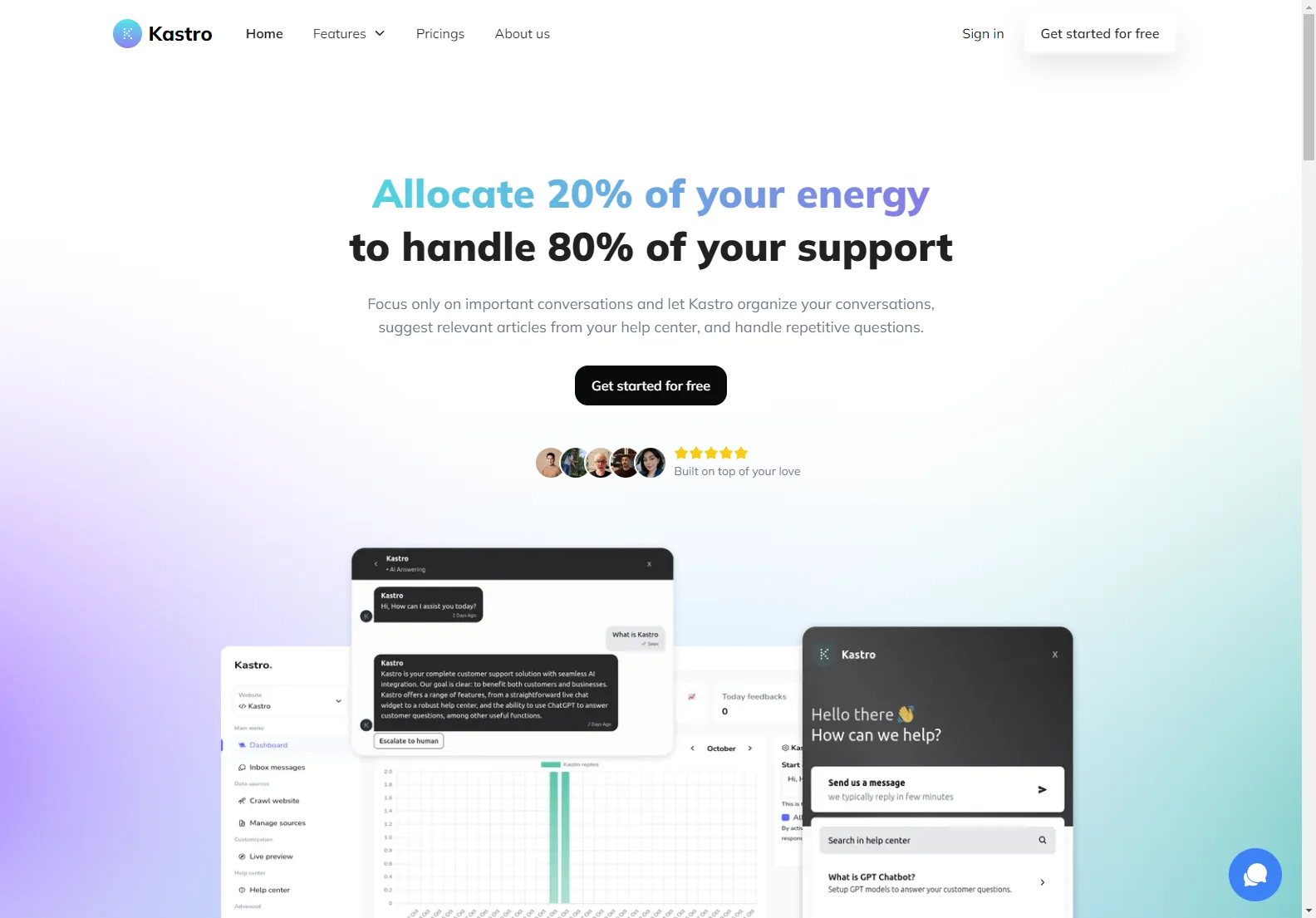 Kastro: Your AI-Powered Customer Support Solution