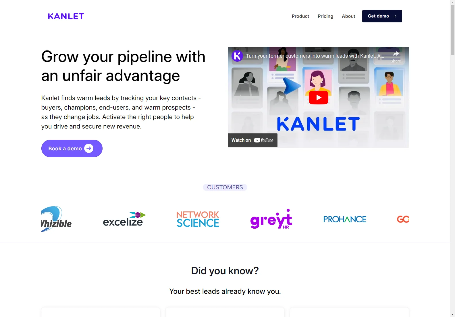 Kanlet: AI-Powered Sales Intelligence for Pipeline Generation