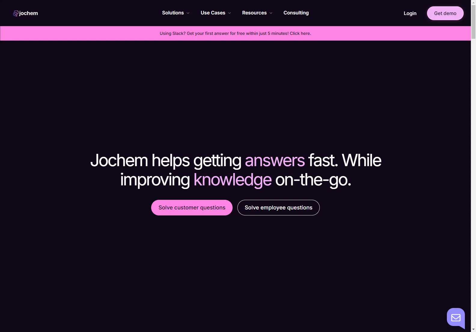 Jochem: AI-Powered Knowledge Management for Instant Answers and Improved Efficiency