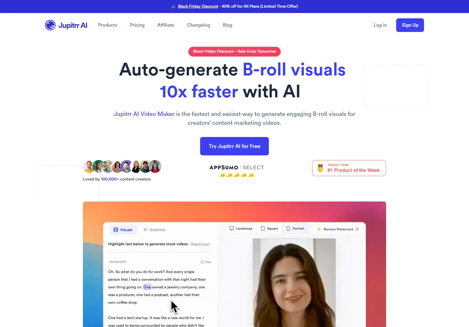 Jupitrr AI: Auto-Generate B-roll 10x Faster with AI